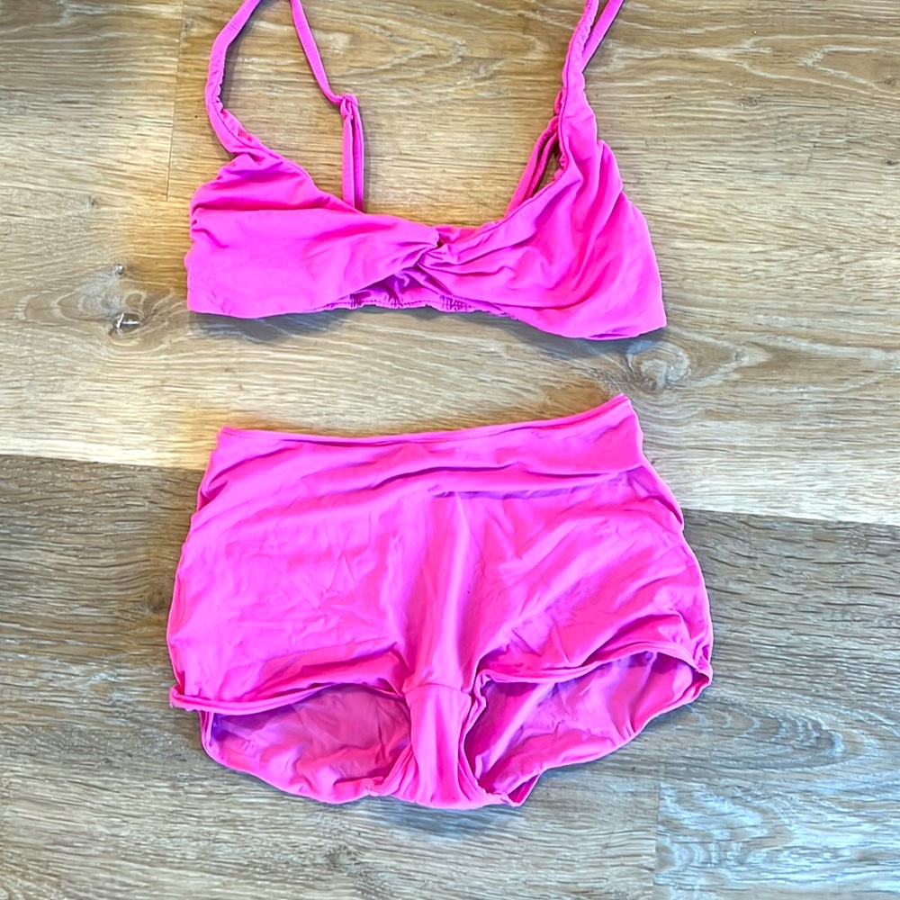 Skims hot pink set US Small